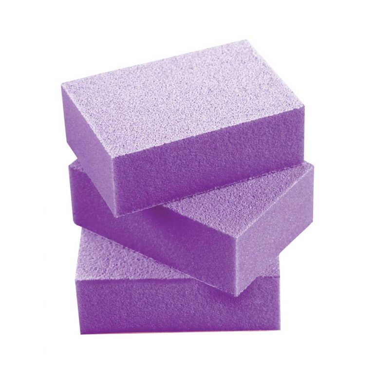 Disposable mini buffing block PURPLE (grit 120) Aesthe Source