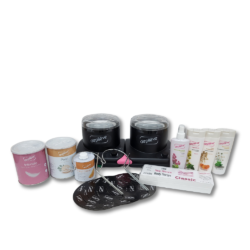 Ensemble de départ épilation à la cire Depilève double *NOIR*