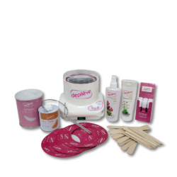 Ensemble de départ épilation Depilève simple (cire sans bandes Extra Film)