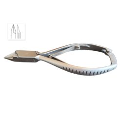 Pince ongle mord plat manche rainuré 5.5" MBI